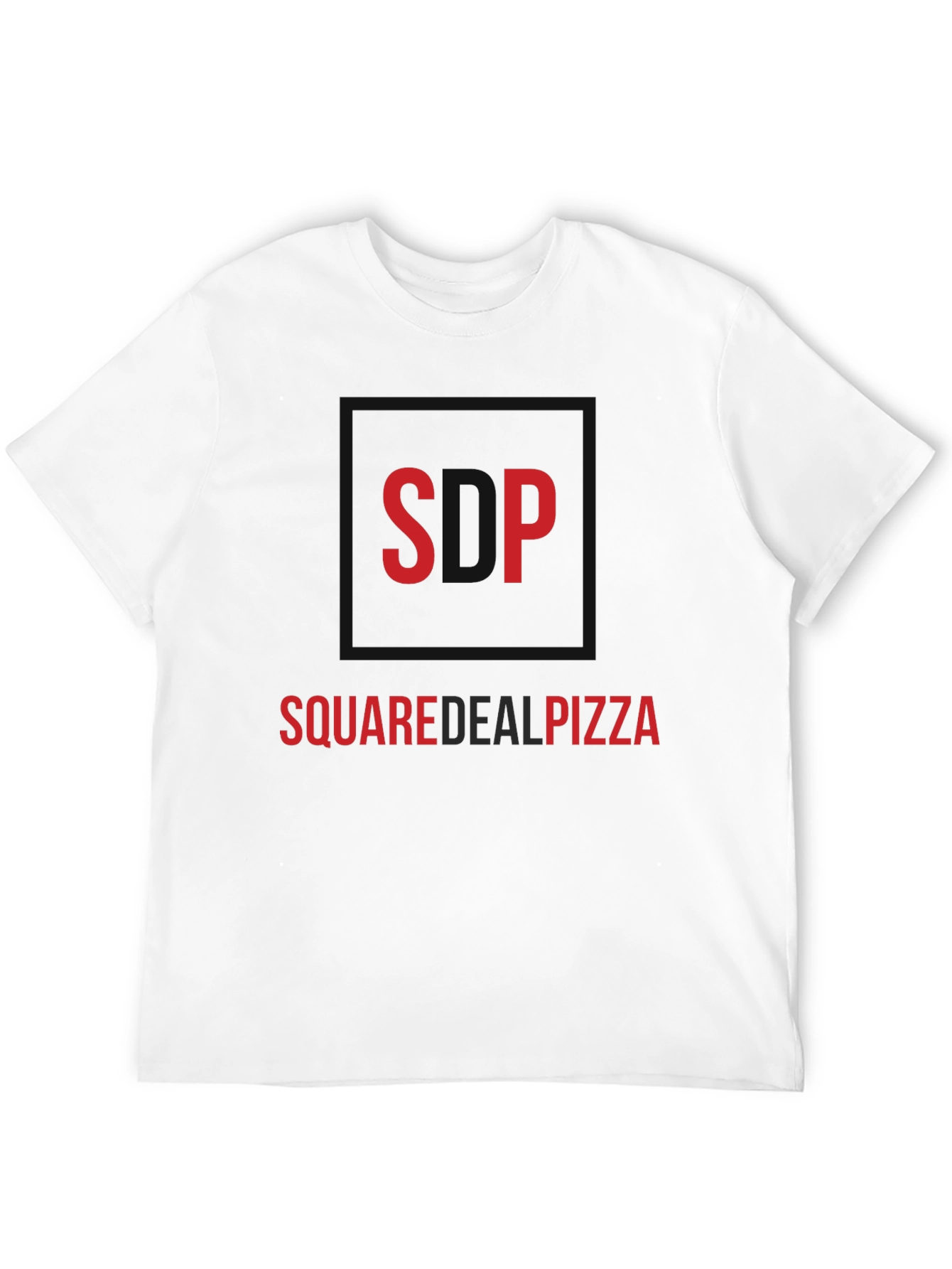 Square Deal Pizza Black Graphic Tee