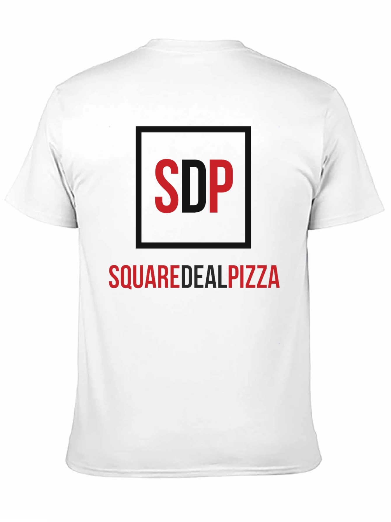 Square Deal Pizza Black Graphic Tee