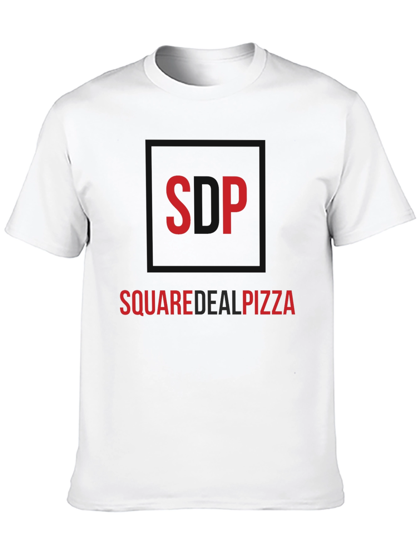 Square Deal Pizza Black Graphic Tee