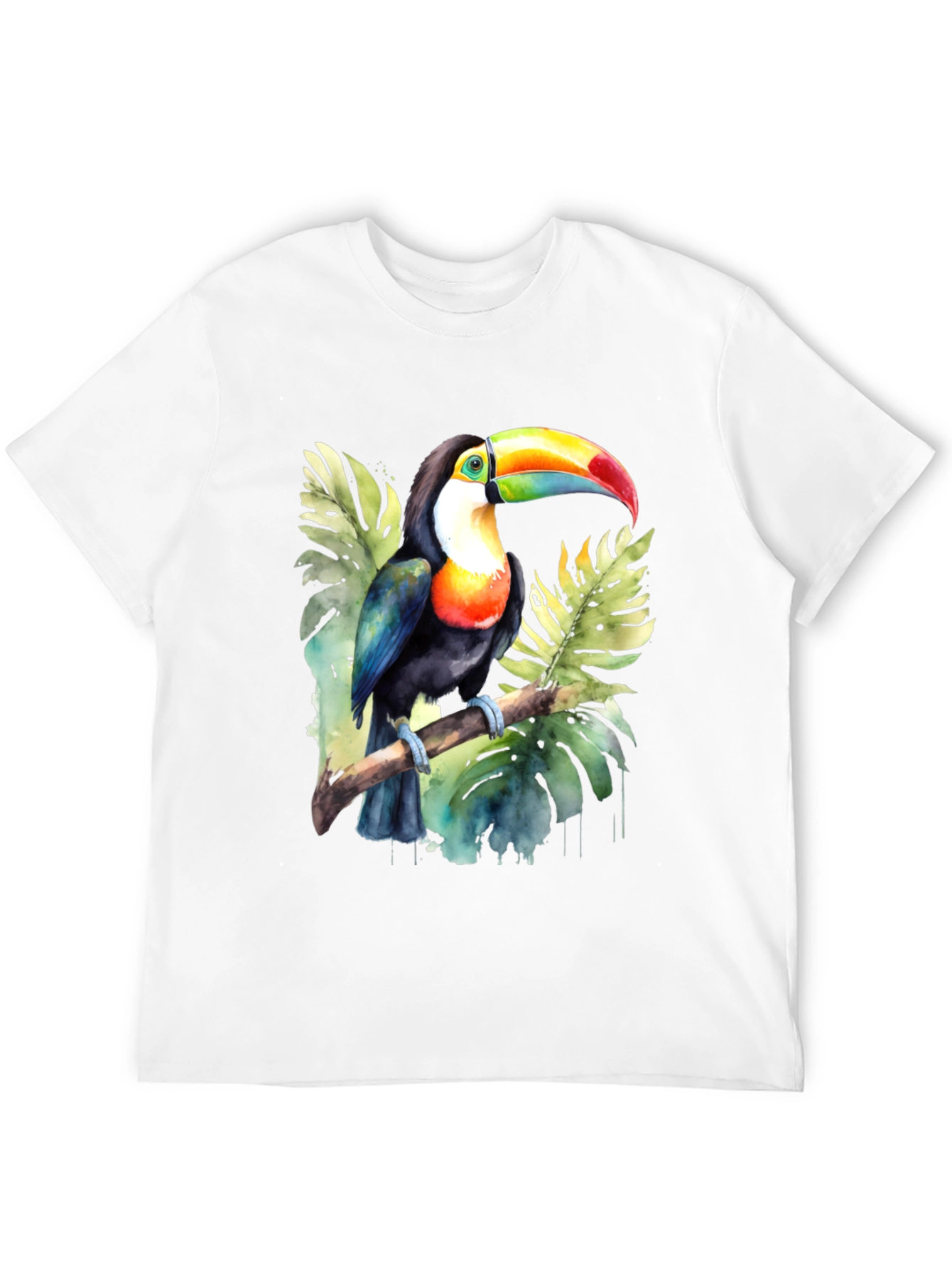 Toucan Watercolor Graphic T-Shirt