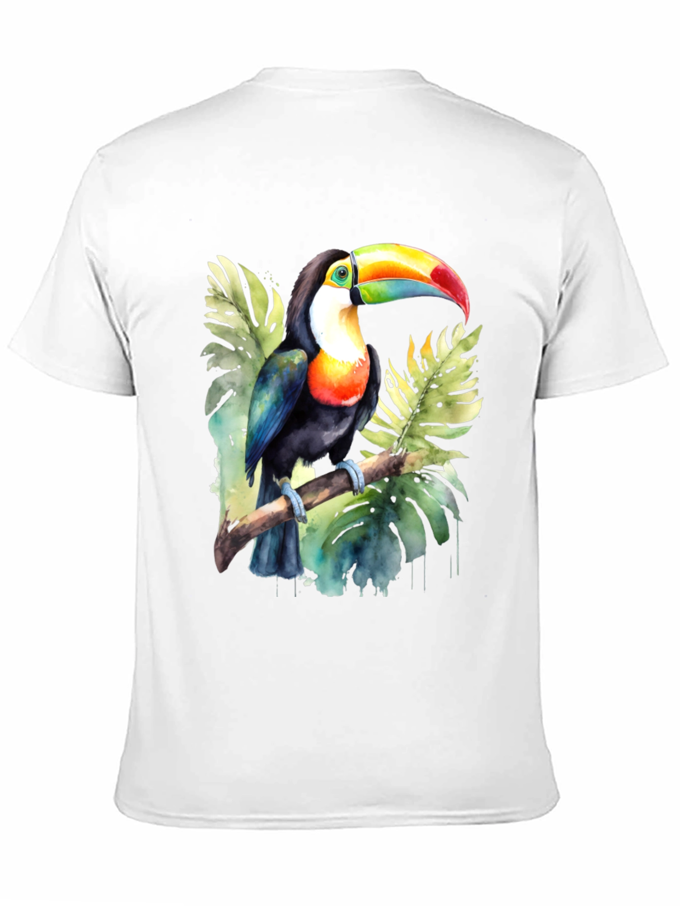 Toucan Watercolor Graphic T-Shirt