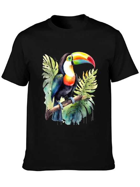 Toucan Watercolor Graphic T-Shirt