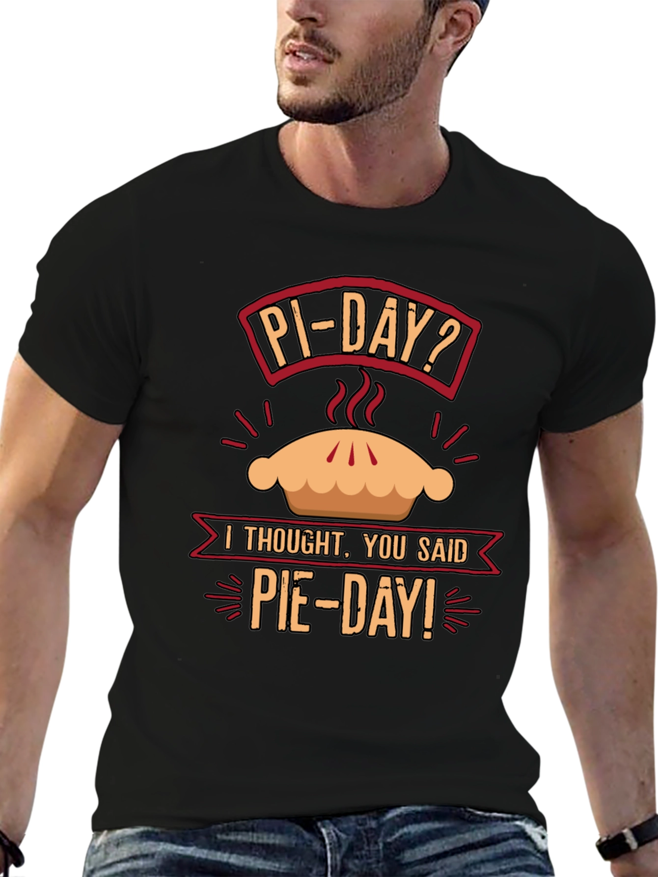 Funny Pi Day Pie Day T-Shirt Math Pun Tee