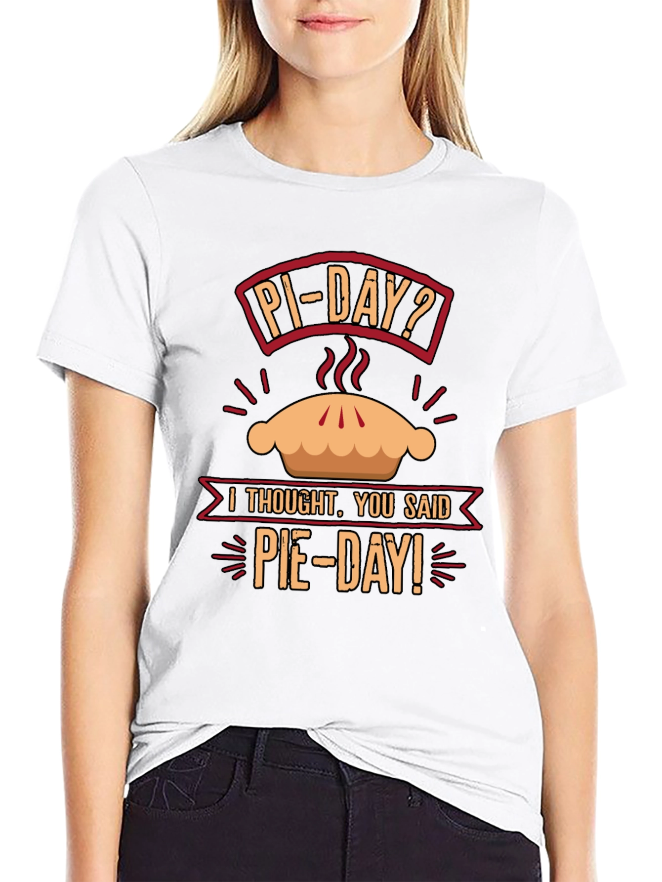 Funny Pi Day Pie Day T-Shirt Math Pun Tee