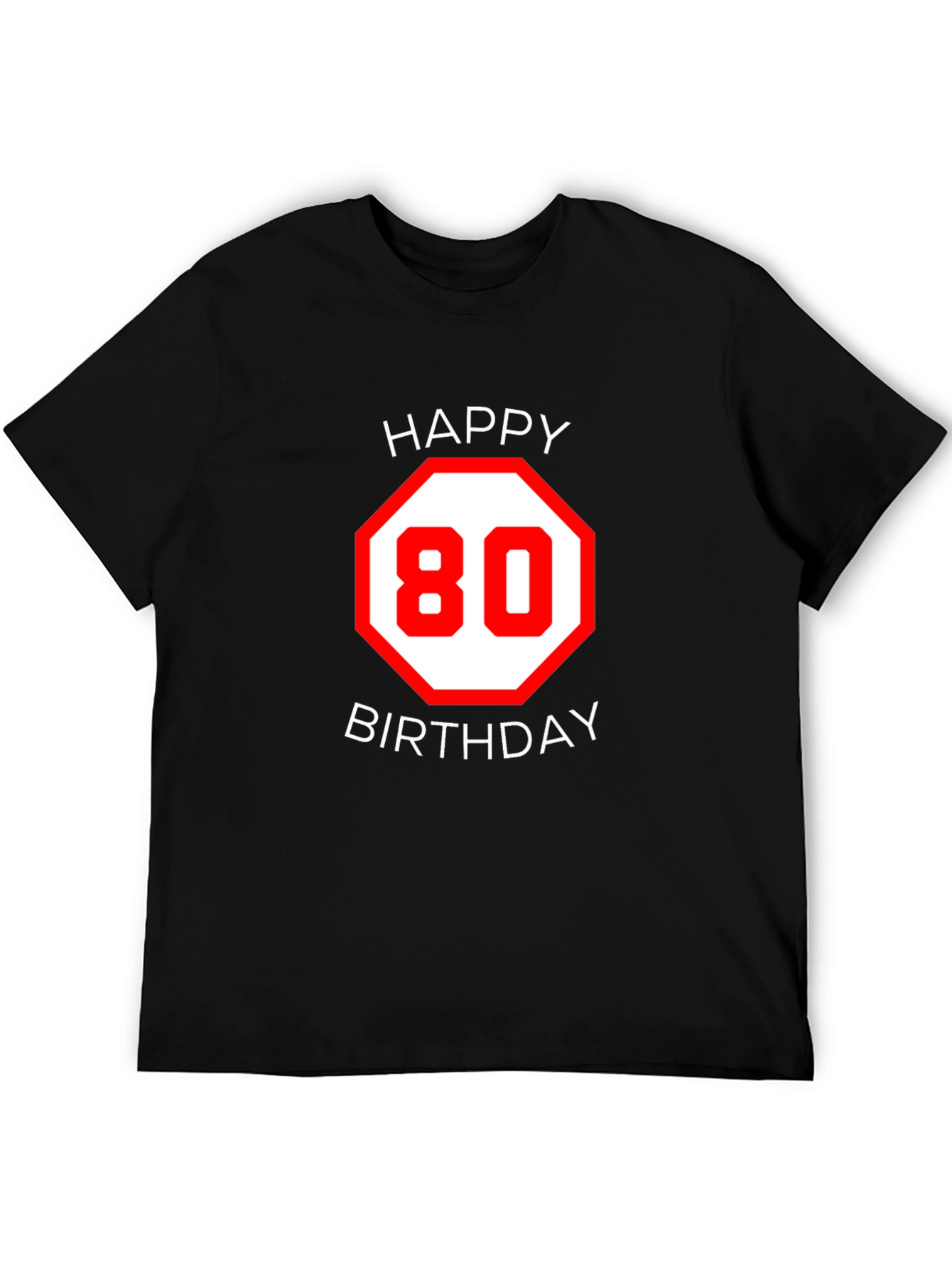 Happy 80th Birthday Graphic Tee