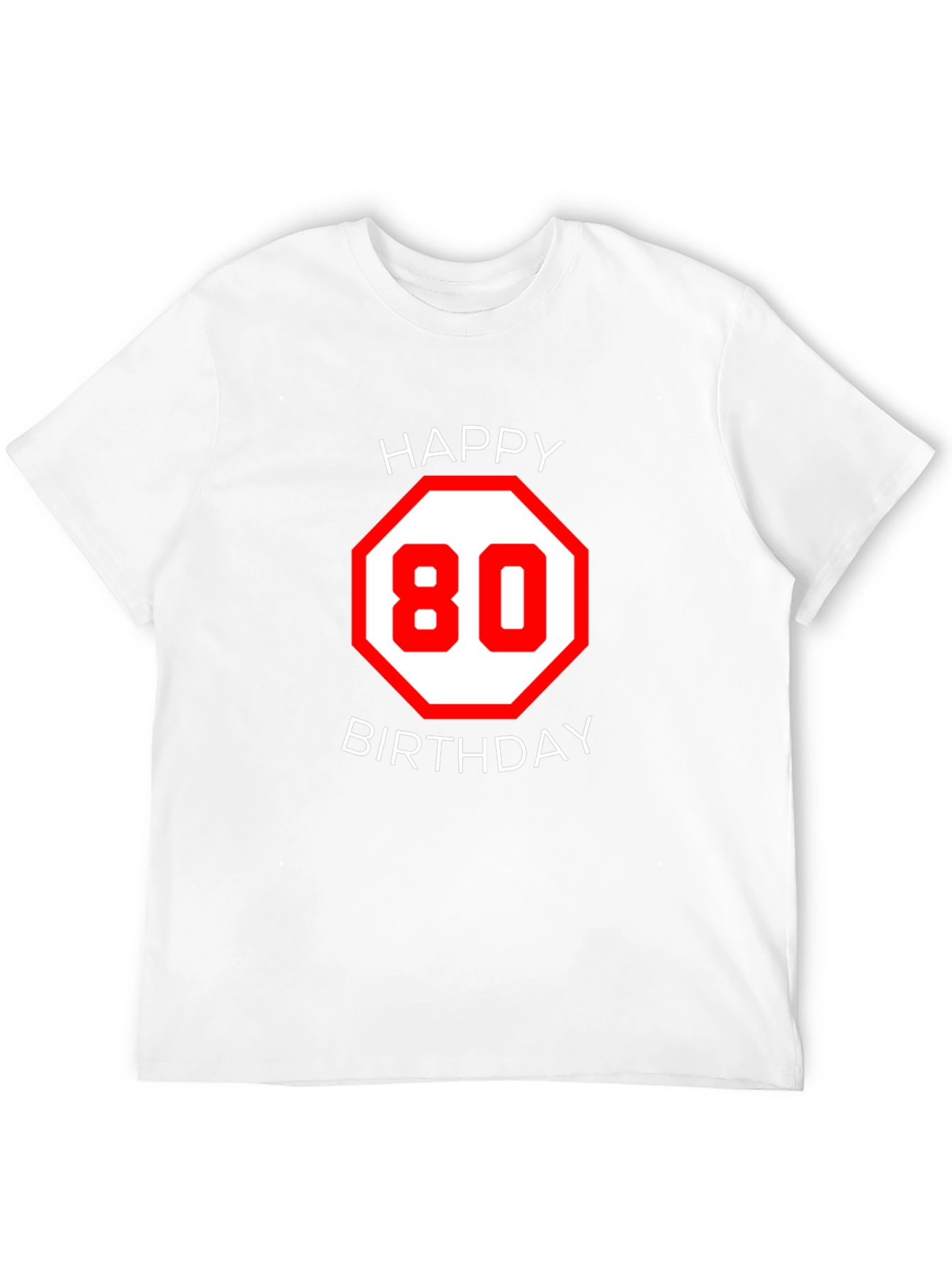 Happy 80th Birthday Graphic Tee