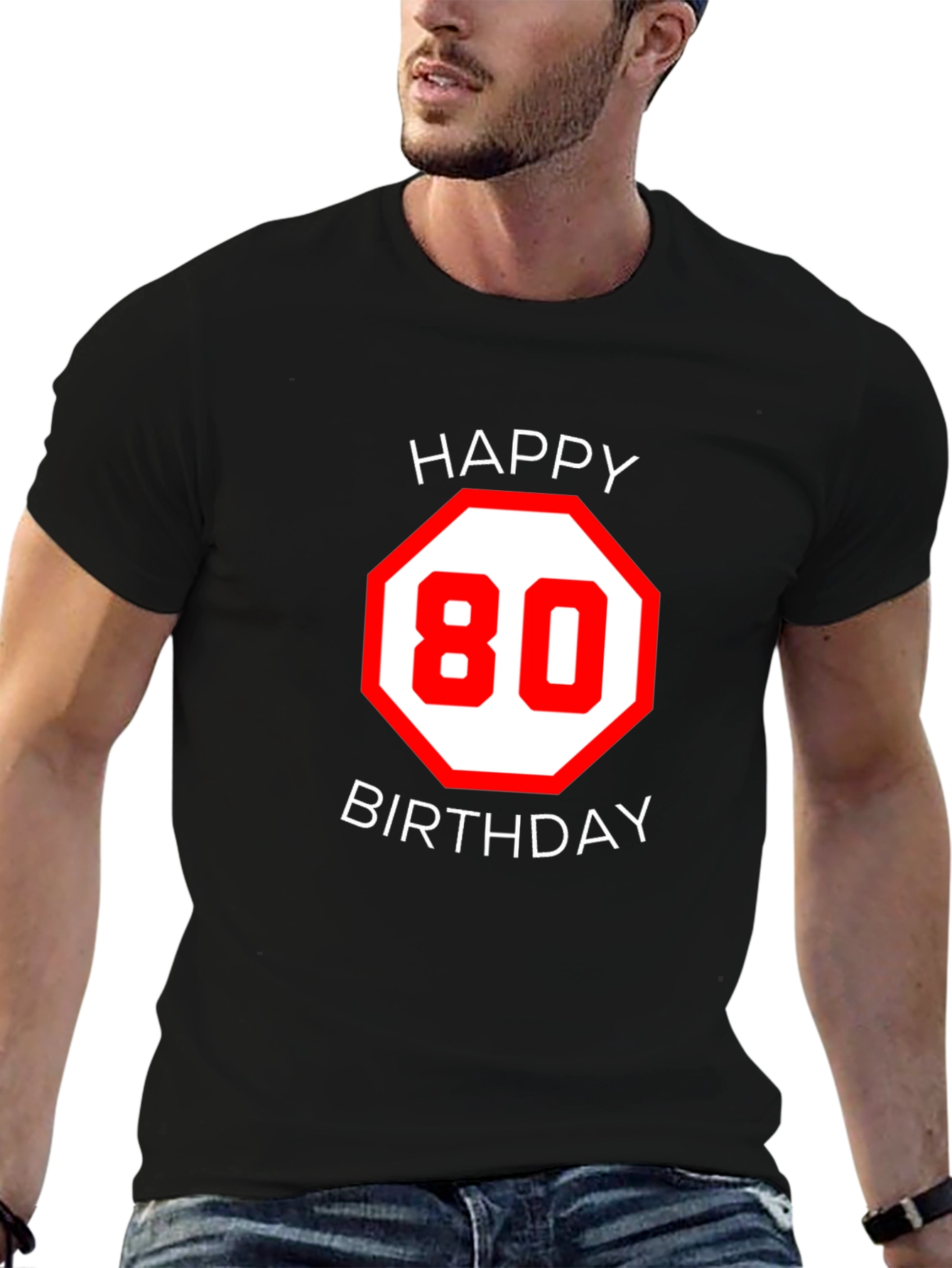 Happy 80th Birthday Graphic Tee