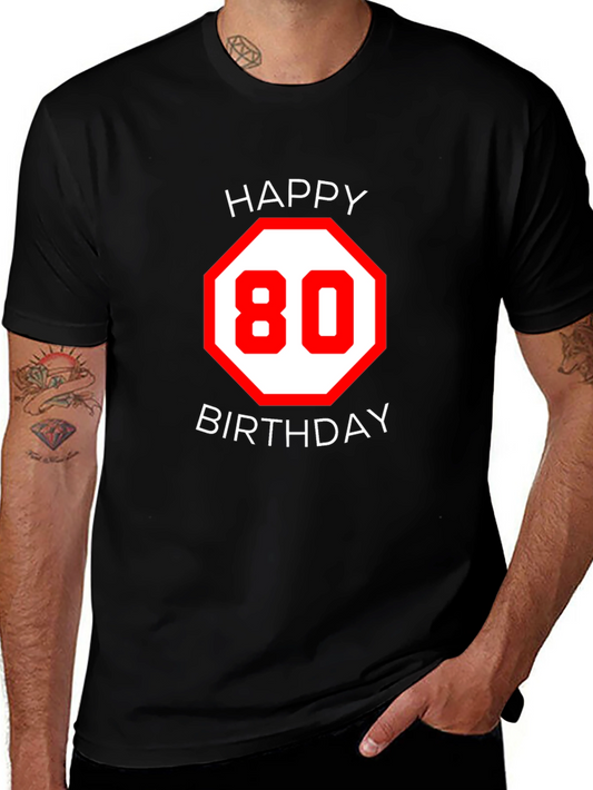 Happy 80th Birthday Graphic Tee