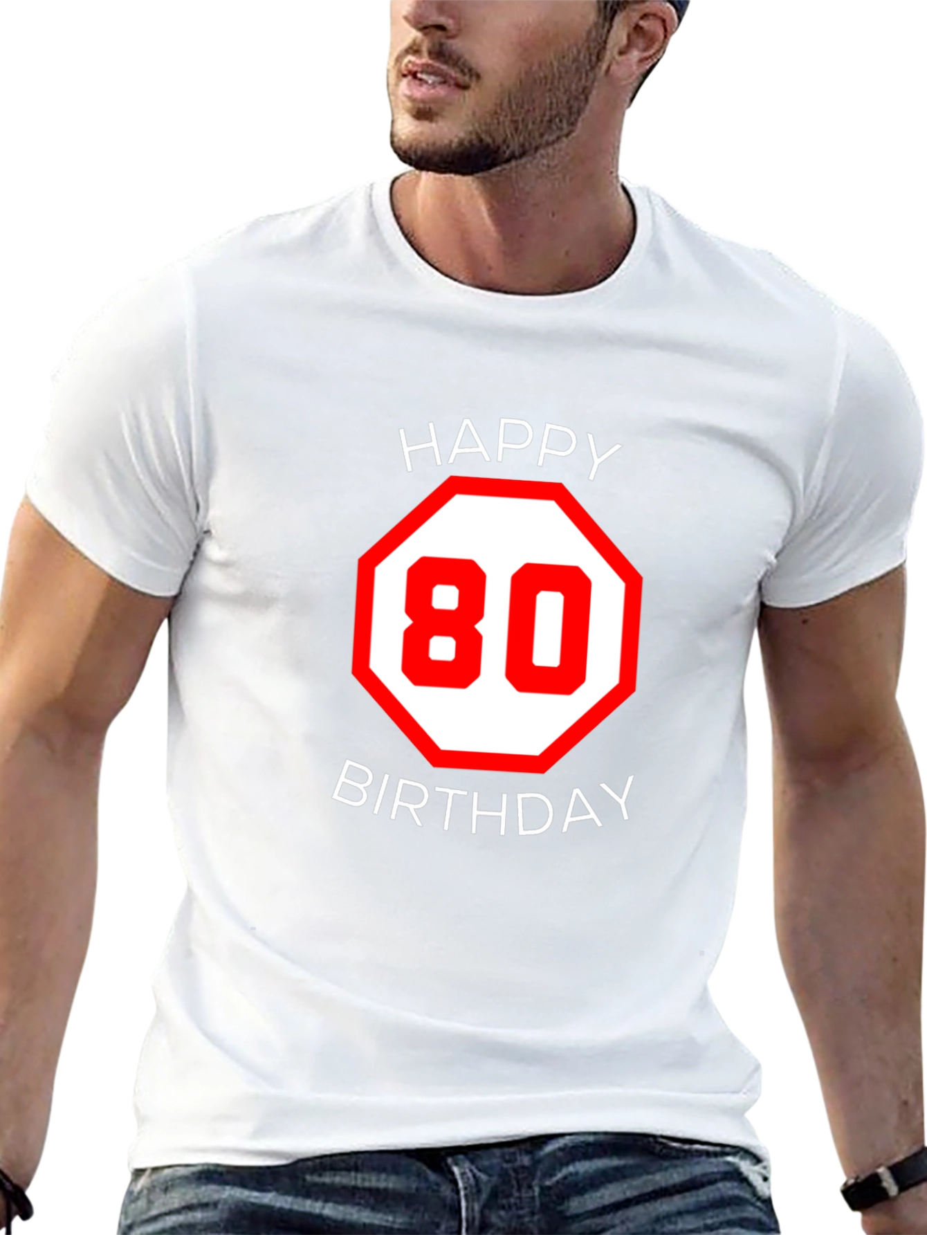 Happy 80th Birthday Graphic Tee