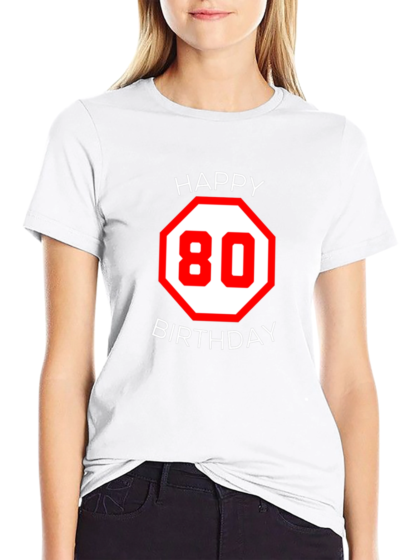 Happy 80th Birthday Graphic Tee