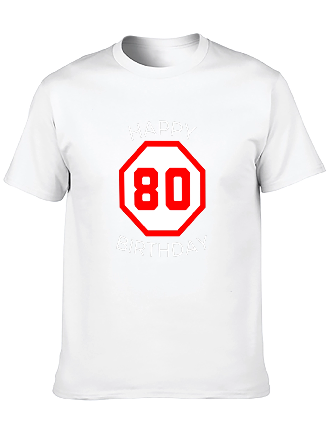 Happy 80th Birthday Graphic Tee