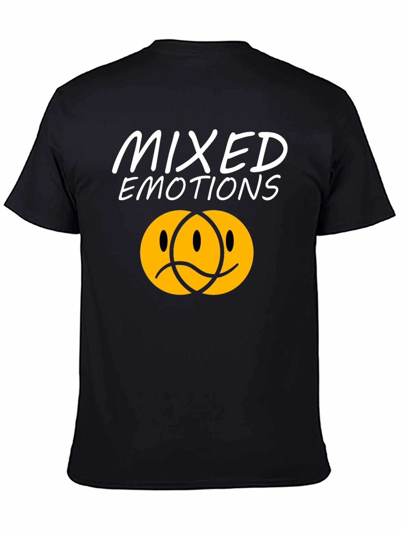 Mixed Emotions Graphic T-Shirt - Trendy Unisex Tee