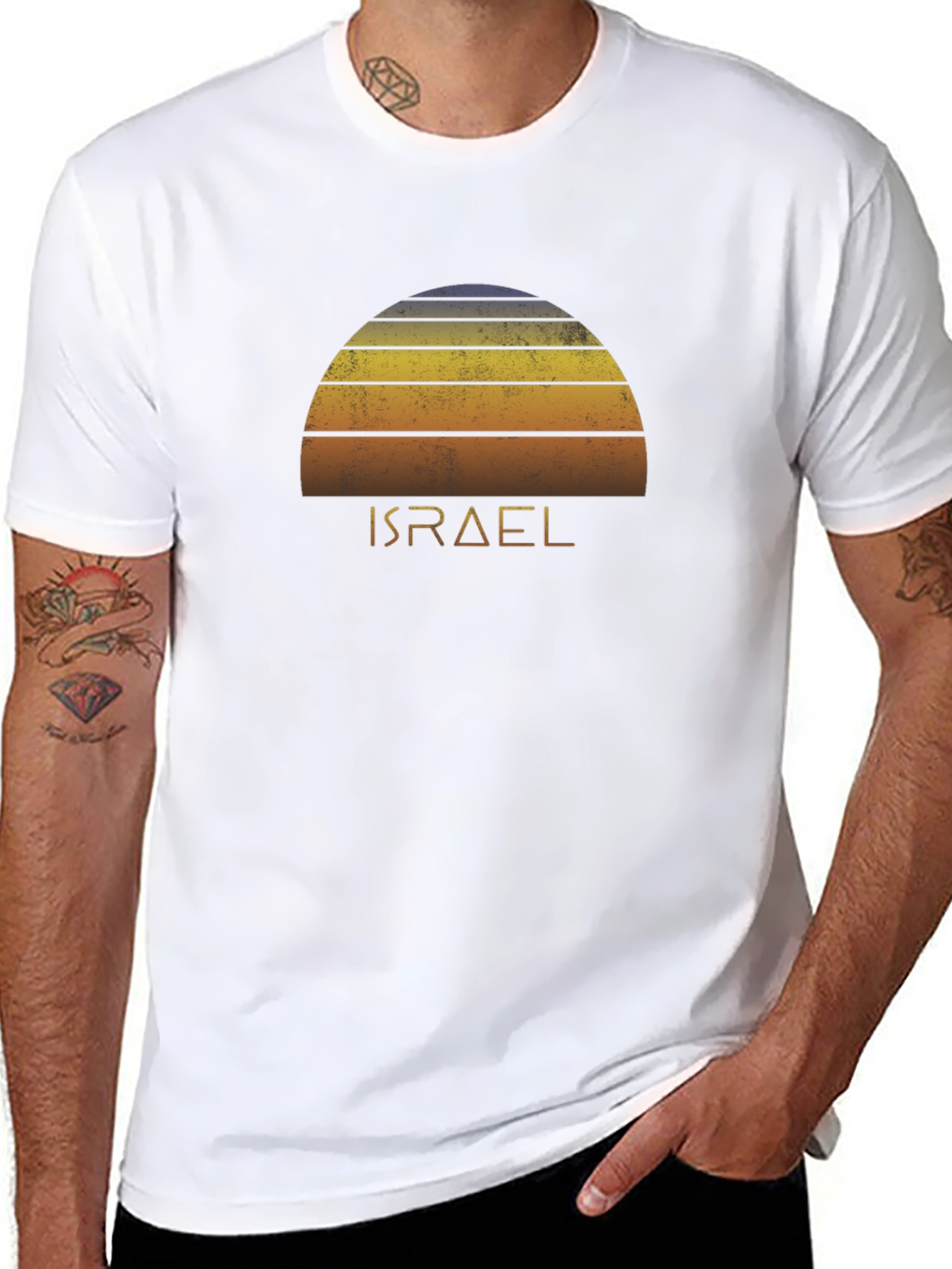 Retro Israel Sunset T-Shirt