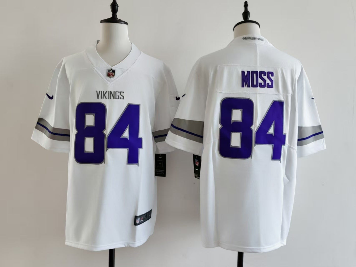 Men's Minnesota Vikings Randy Moss Nike Jersey -  White