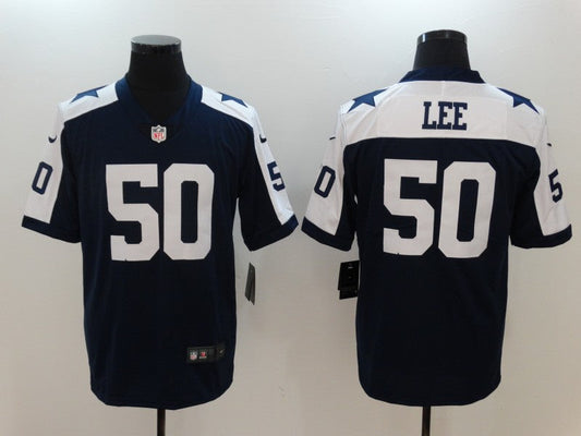 Men's Dallas Cowboys Sean Lee #50 Navy Game Jerseys