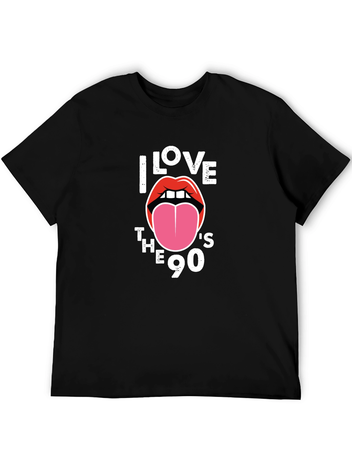 I Love the 90s Black Graphic Tee