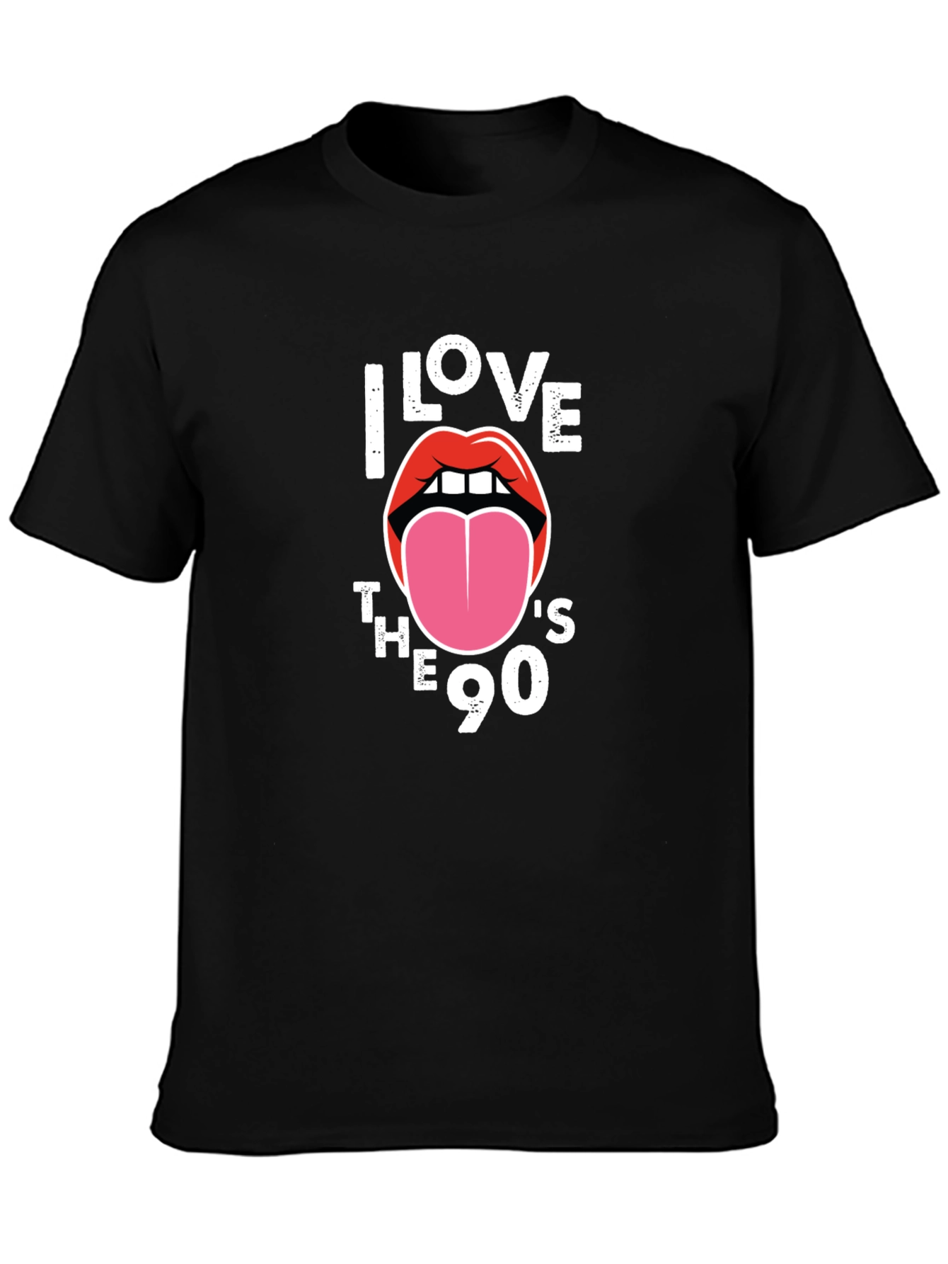 I Love the 90s Black Graphic Tee