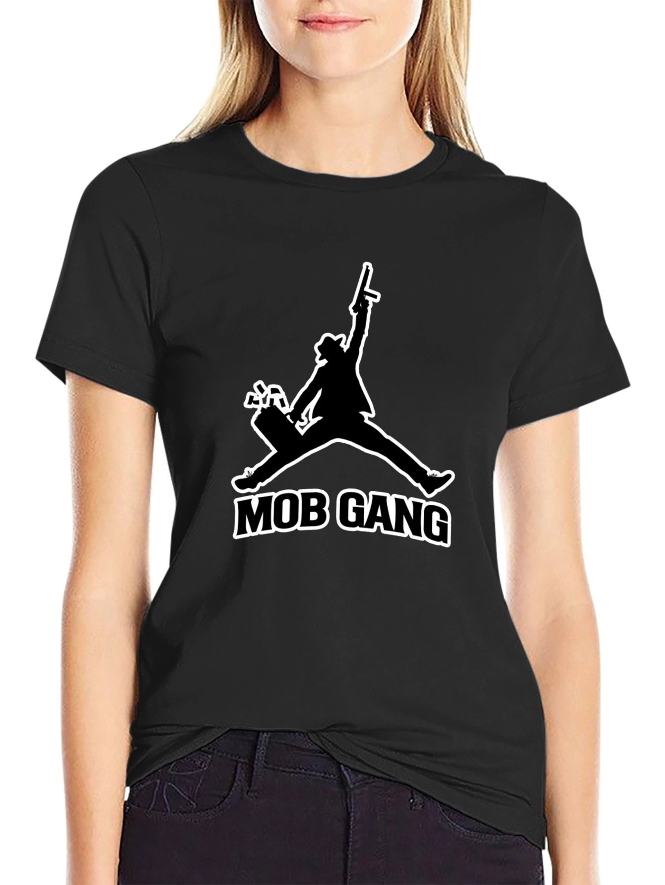 Mob Gang T-Shirt - Black Graphic Tee