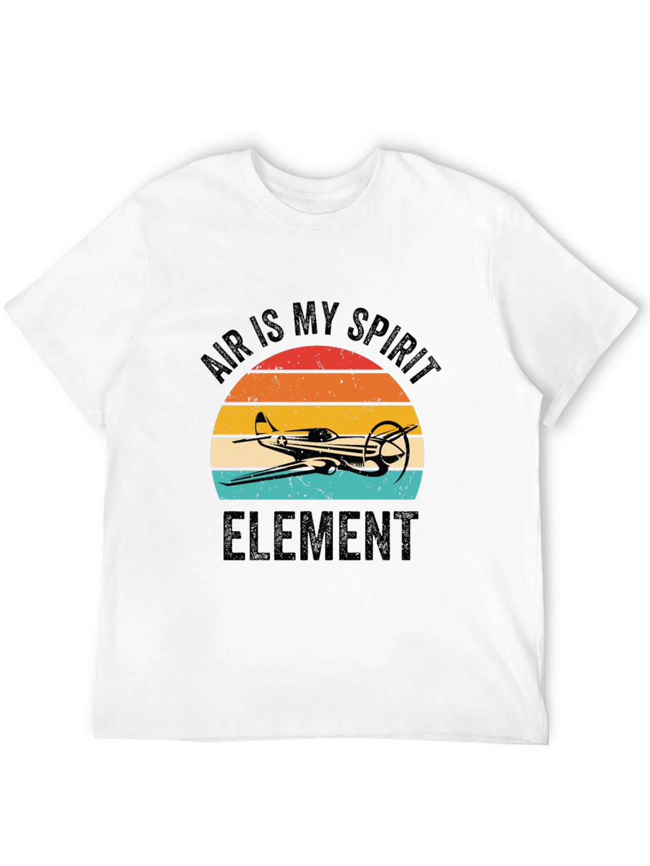 Air is My Spirit Element Airplane T-Shirt