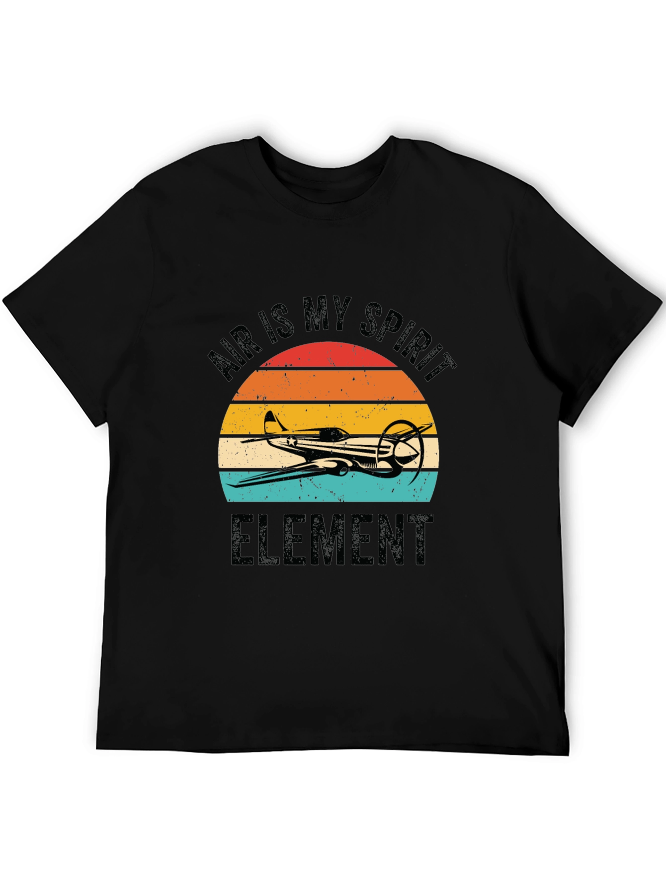 Air is My Spirit Element Airplane T-Shirt