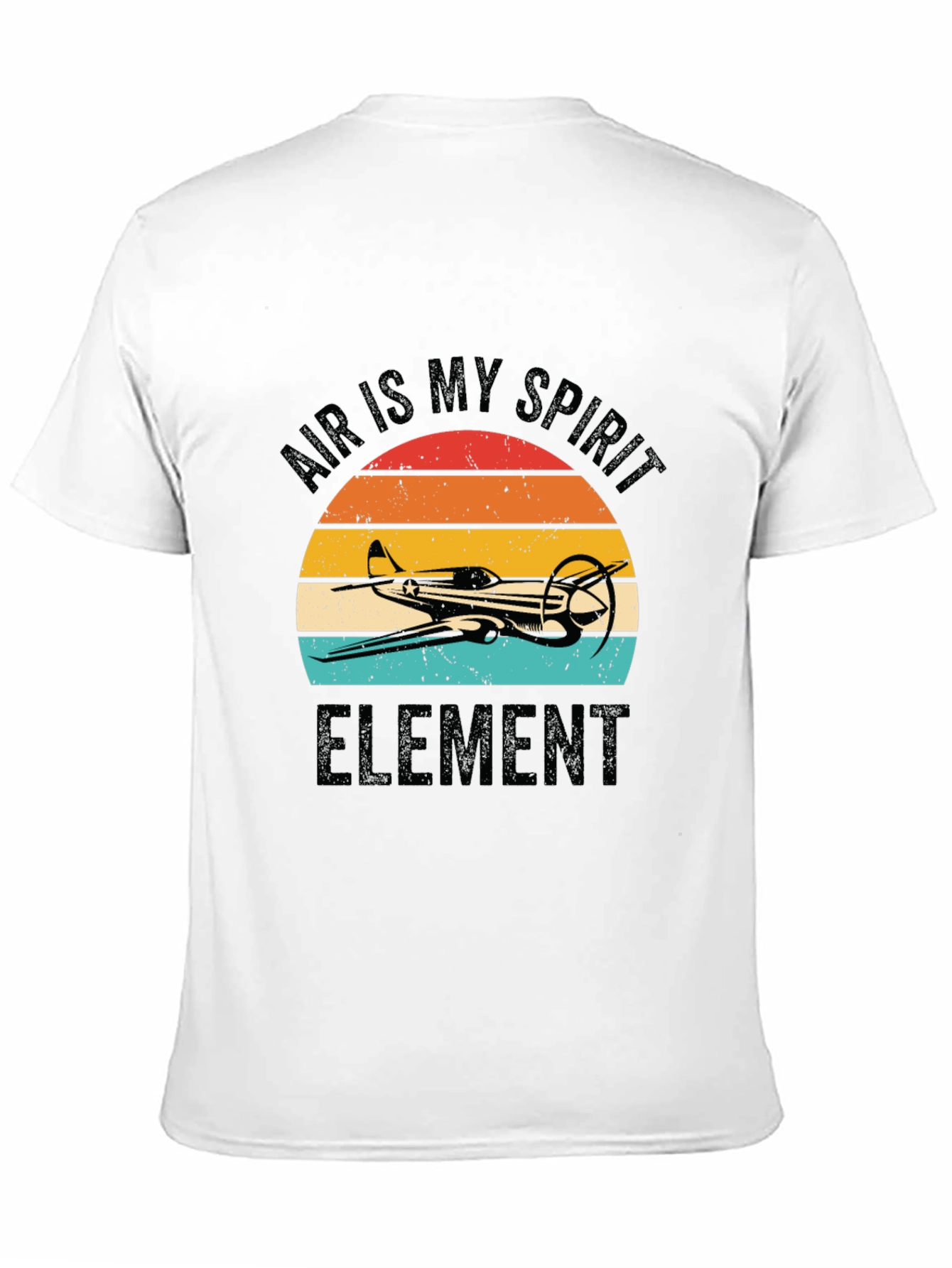 Air is My Spirit Element Airplane T-Shirt