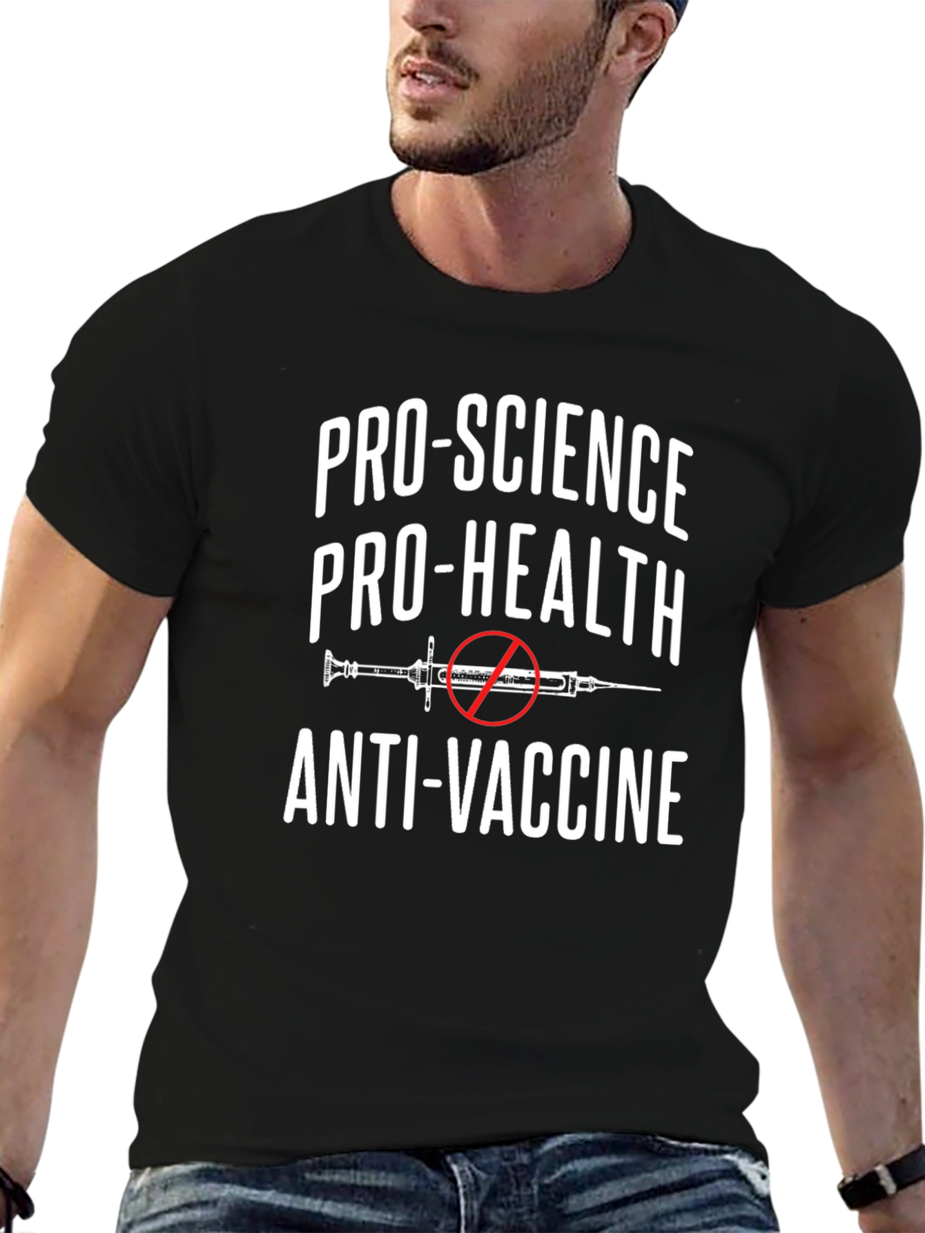 Pro-Science Pro-Health Anti-Vaccine Statement T-Shirt