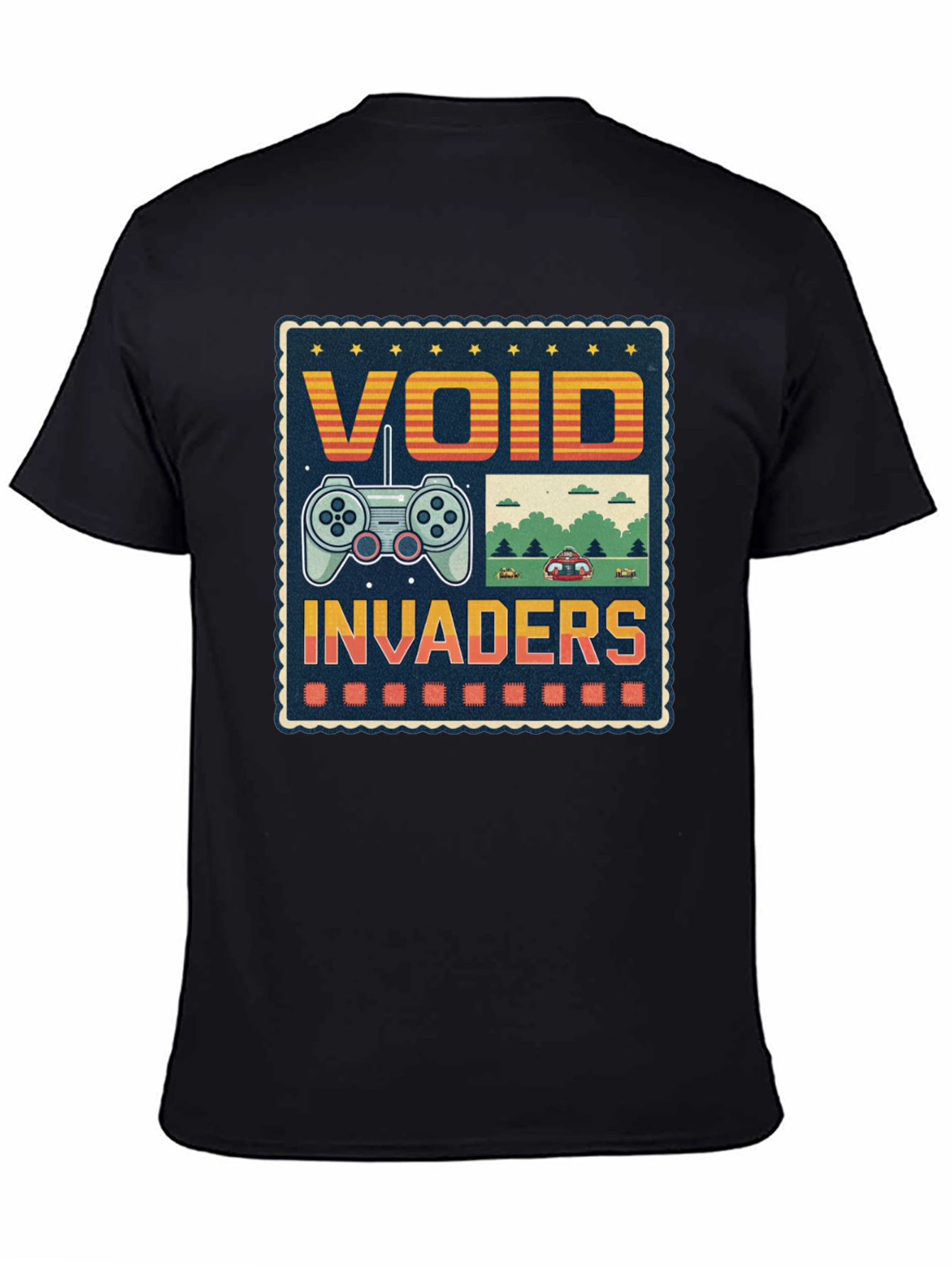 Void Invaders Graphic Tee - Retro Gaming T-Shirt