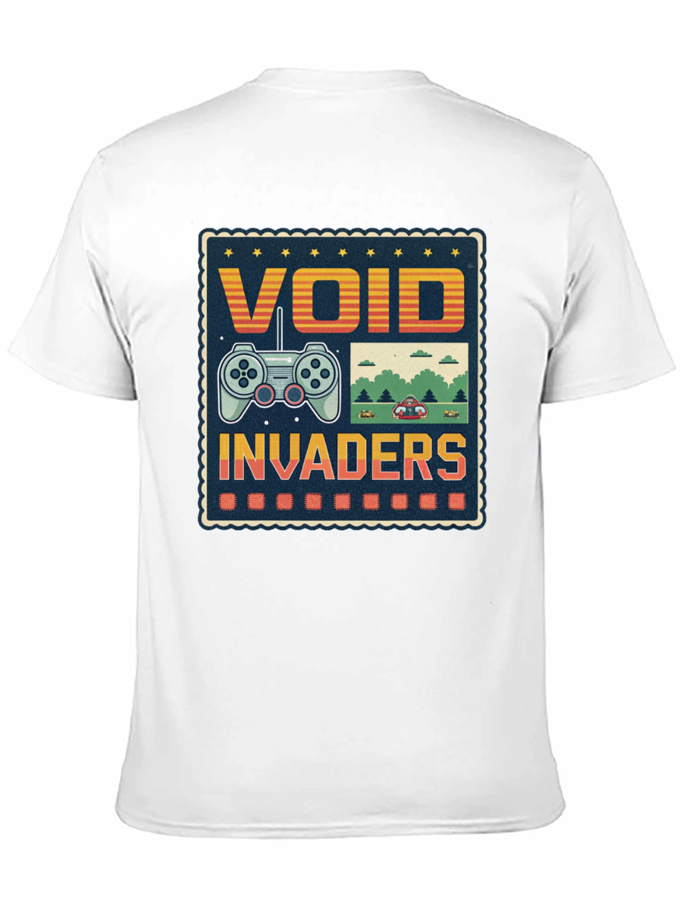 Void Invaders Graphic Tee - Retro Gaming T-Shirt