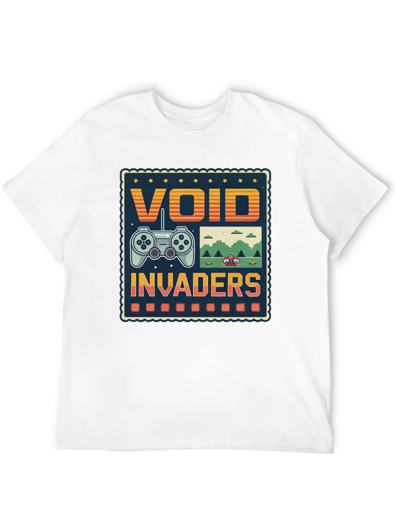Void Invaders Graphic Tee - Retro Gaming T-Shirt