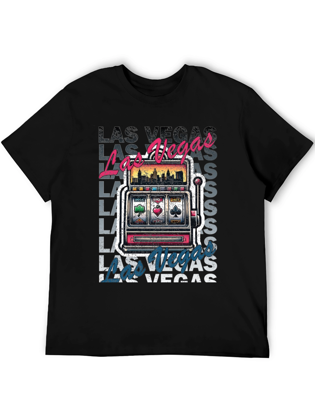 Las Vegas Slot Machine Graphic Tee