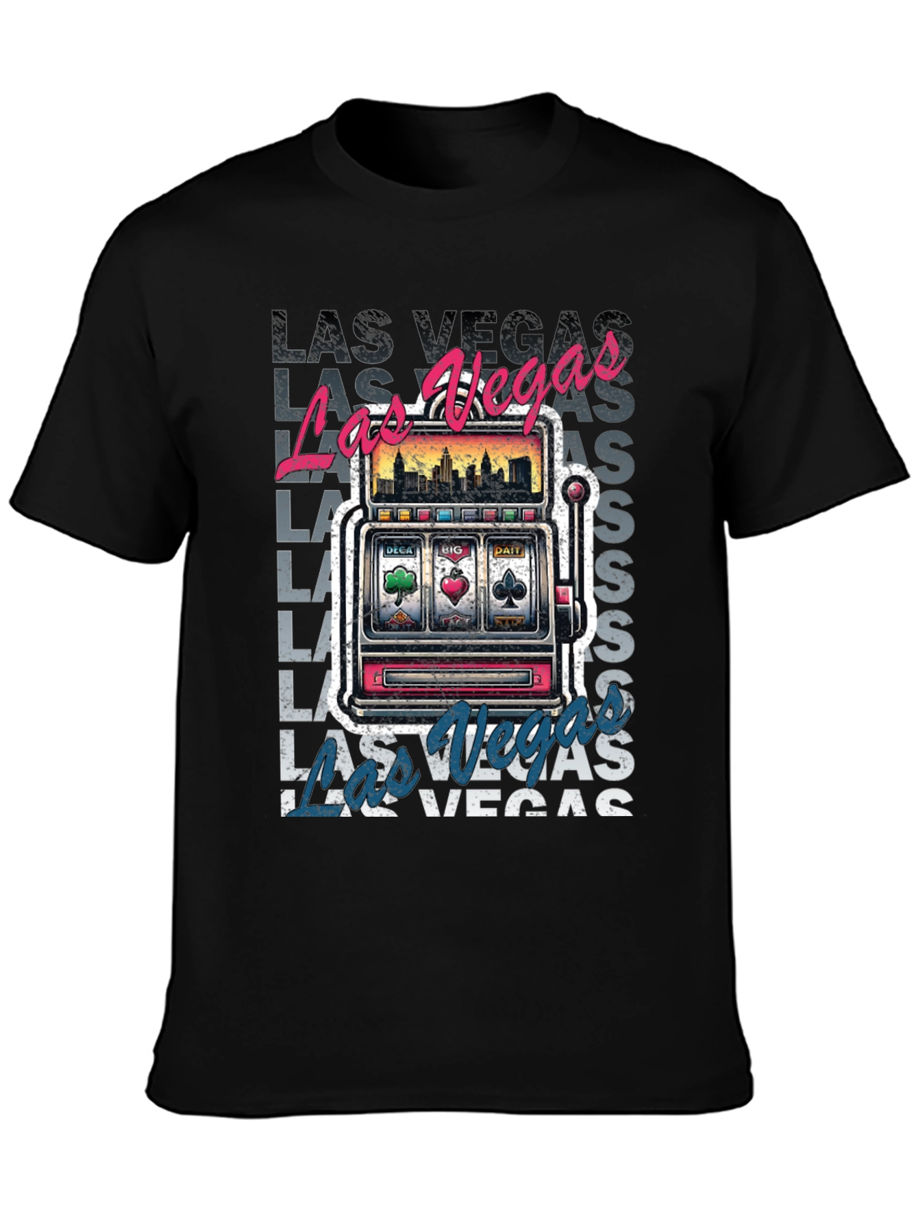 Las Vegas Slot Machine Graphic Tee