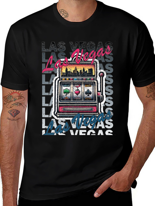 Las Vegas Slot Machine Graphic Tee