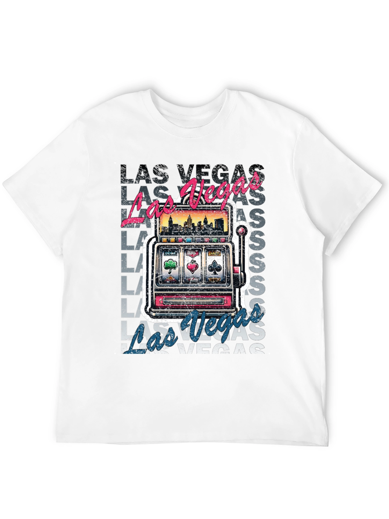 Las Vegas Slot Machine Graphic Tee