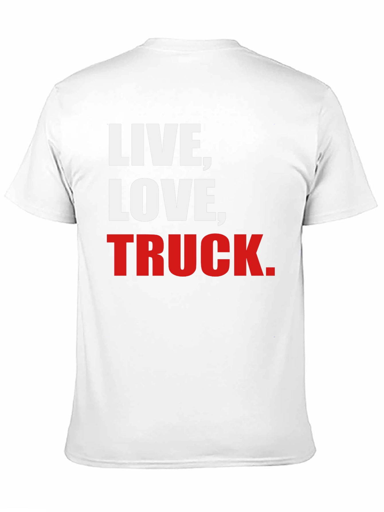 Live Love Truck T-Shirt - Black Graphic Tee
