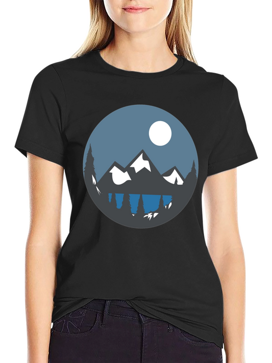 Mountain Scene Graphic Tee