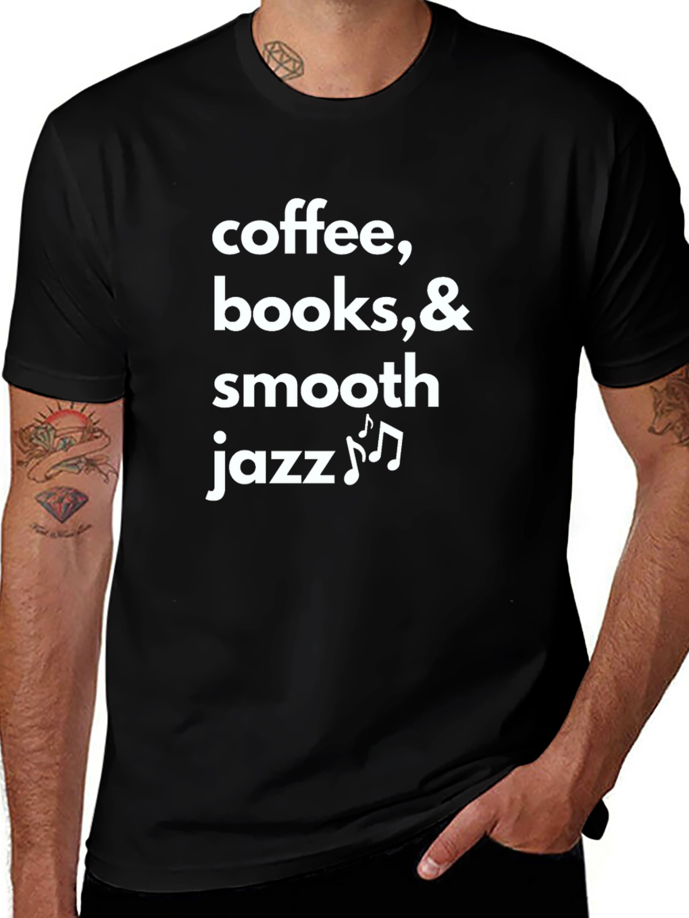 Coffee Books & Smooth Jazz T-Shirt