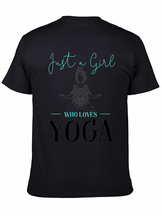Just a Girl Who Loves Yoga Tee