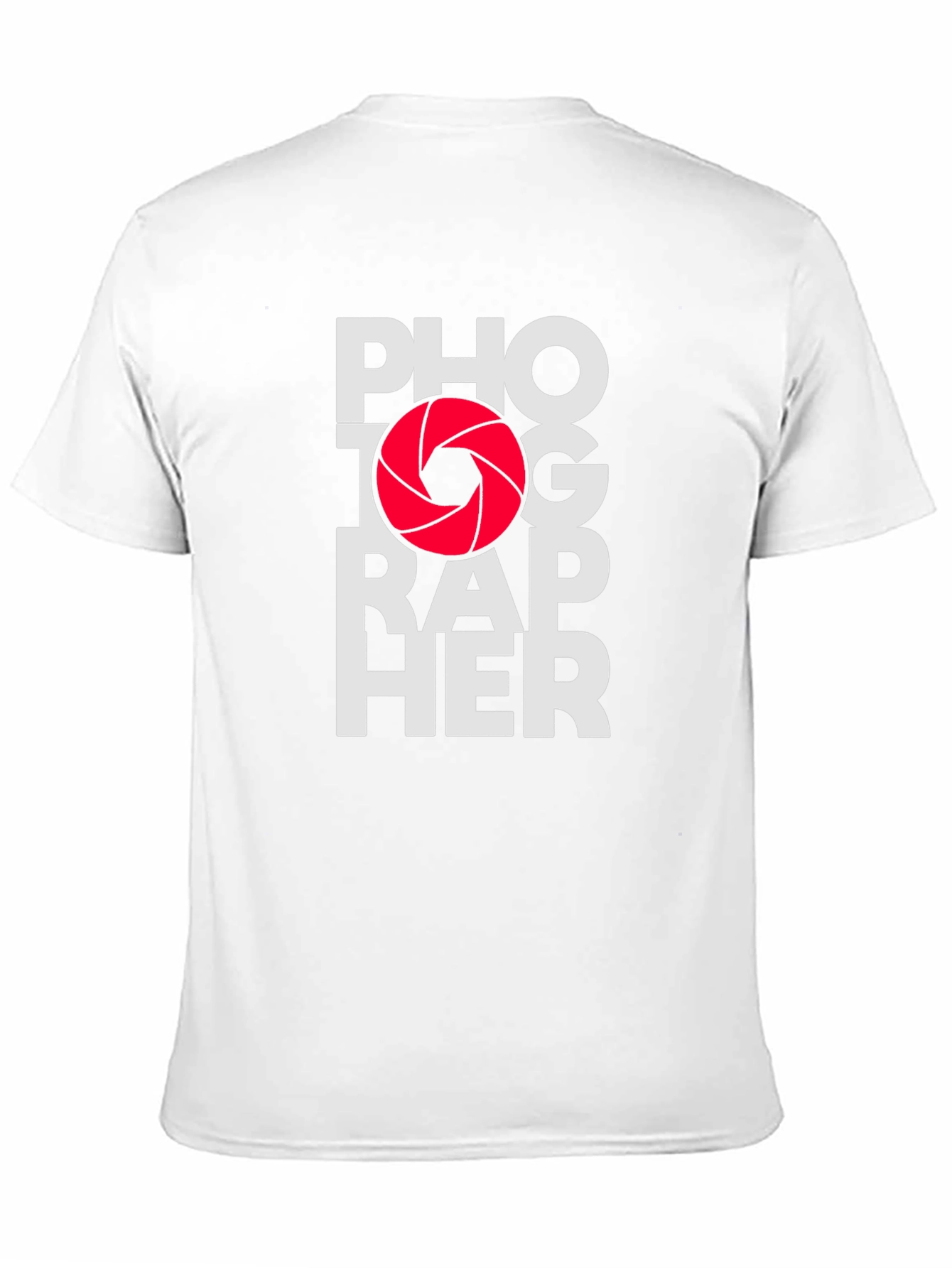 Photographer Graphic Print Black T-Shirt