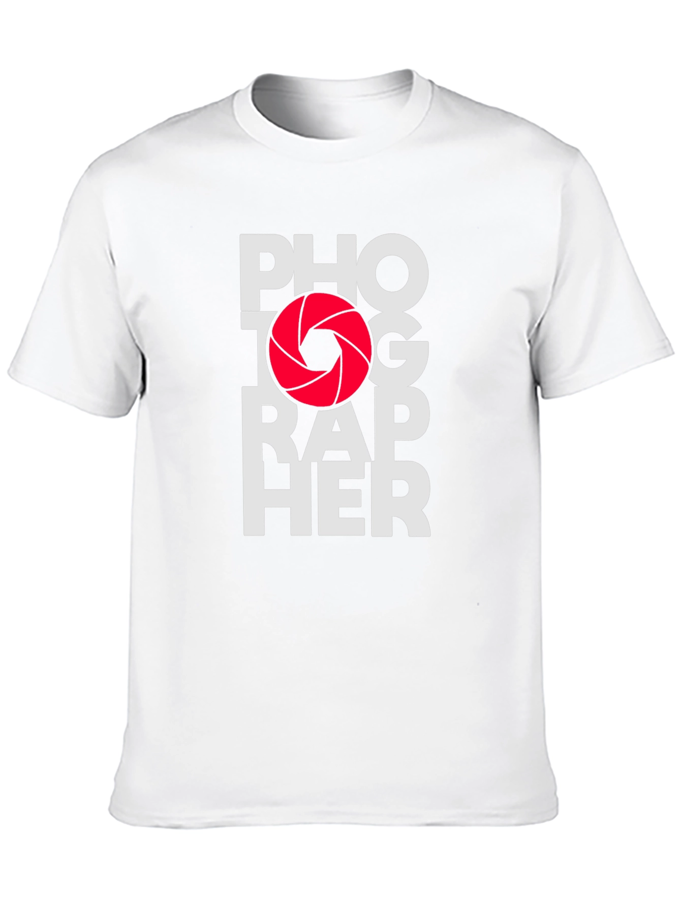 Photographer Graphic Print Black T-Shirt