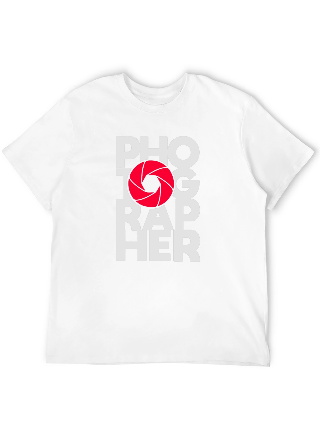 Photographer Graphic Print Black T-Shirt