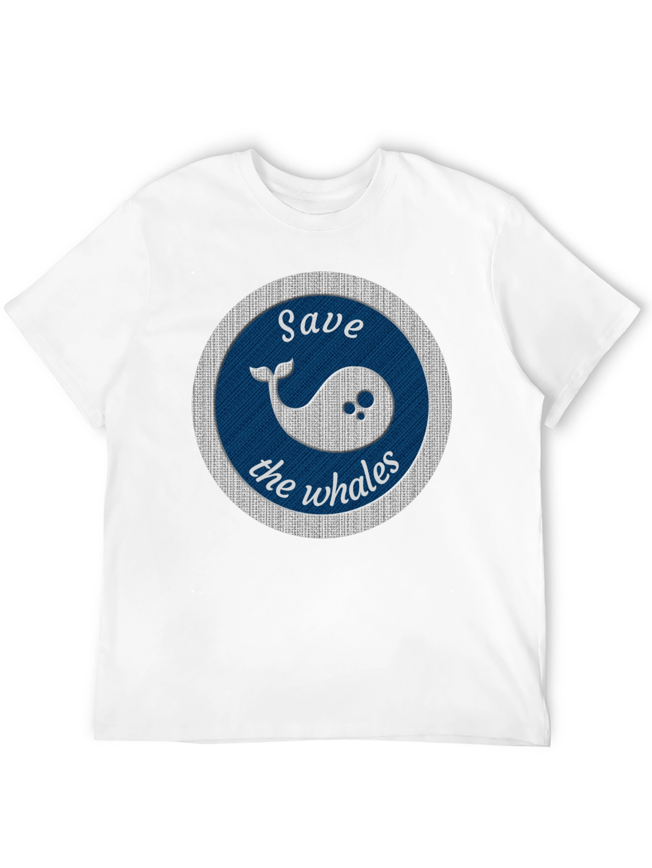 Save the Whales Graphic Tee - Black