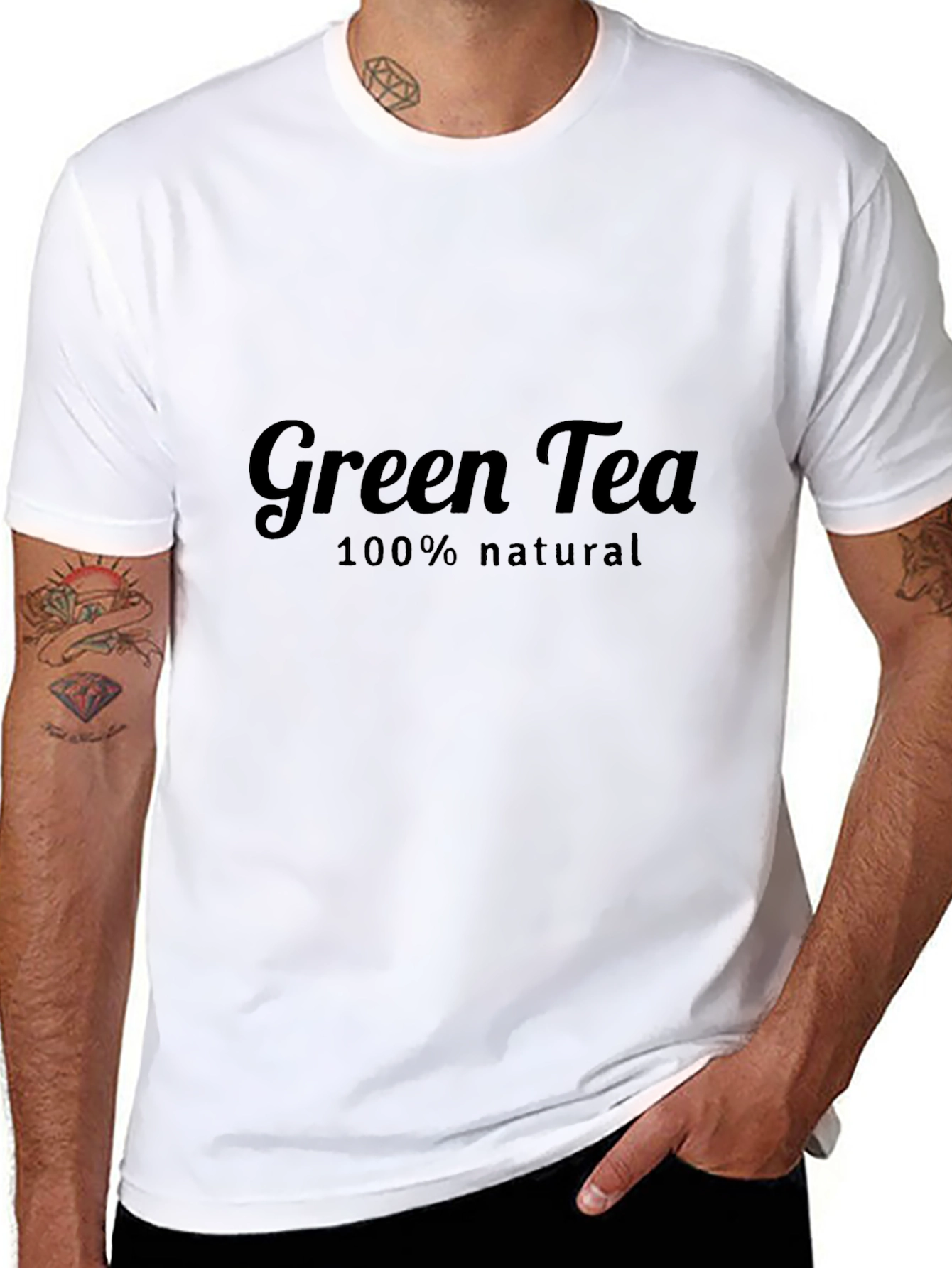 Green Tea 100% Natural Graphic Tee
