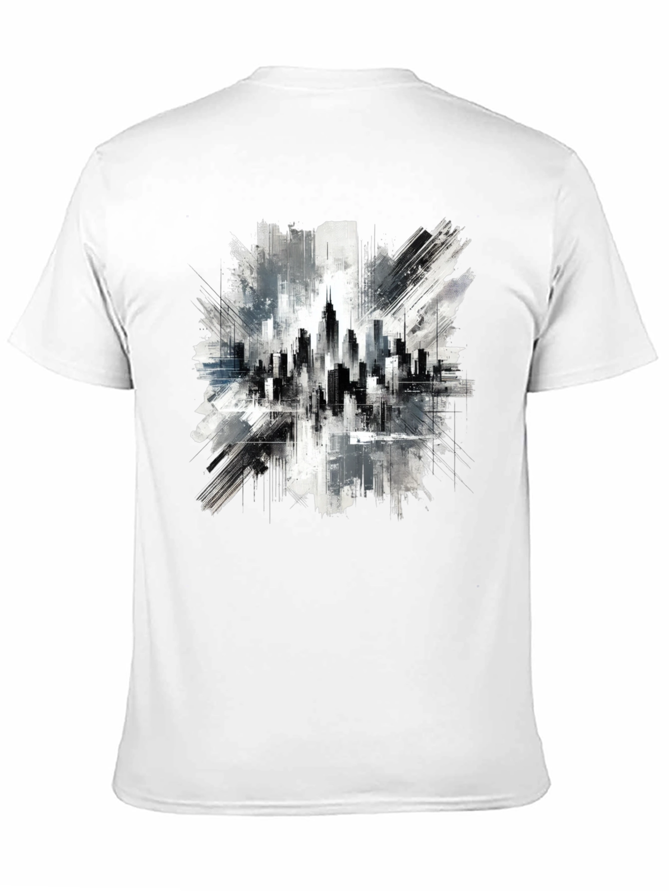 Cityscape Graphic Tee - Urban Art Style