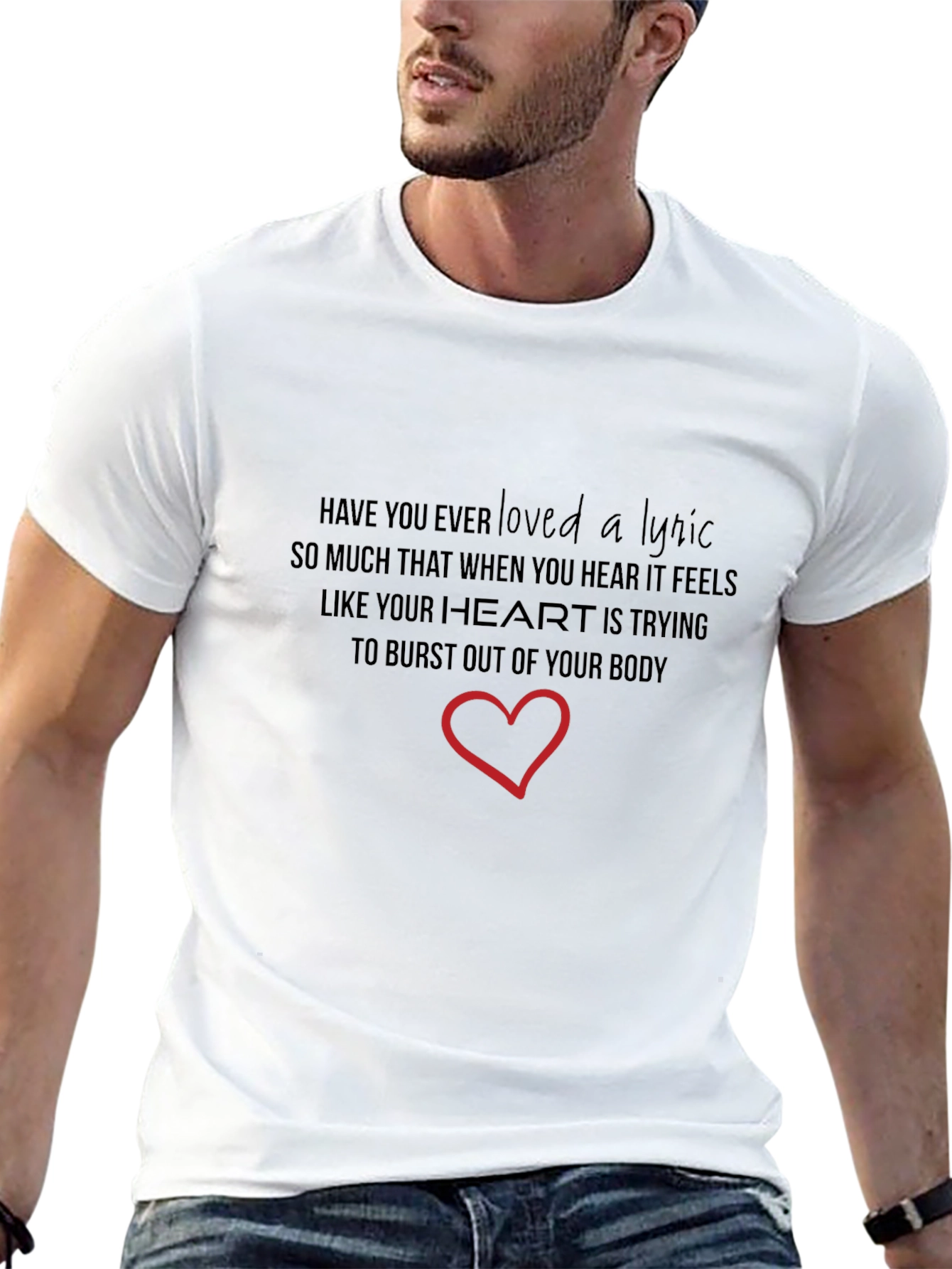 Lyric Heart T-Shirt