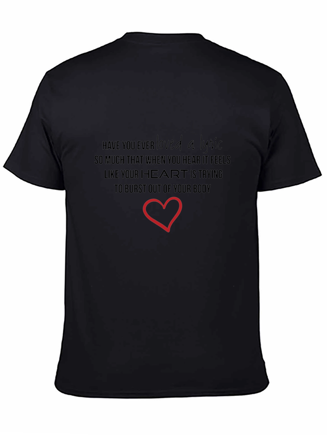 Lyric Heart T-Shirt