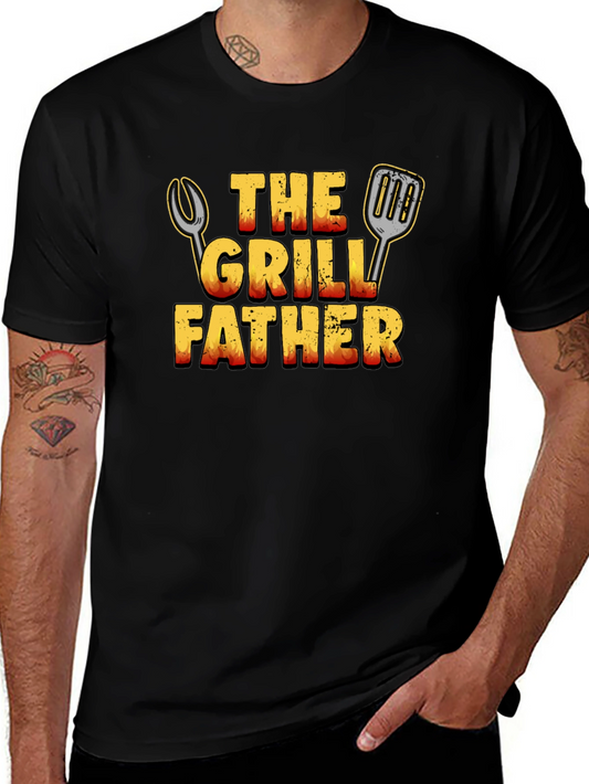 The Grill Father T-Shirt - BBQ Dad