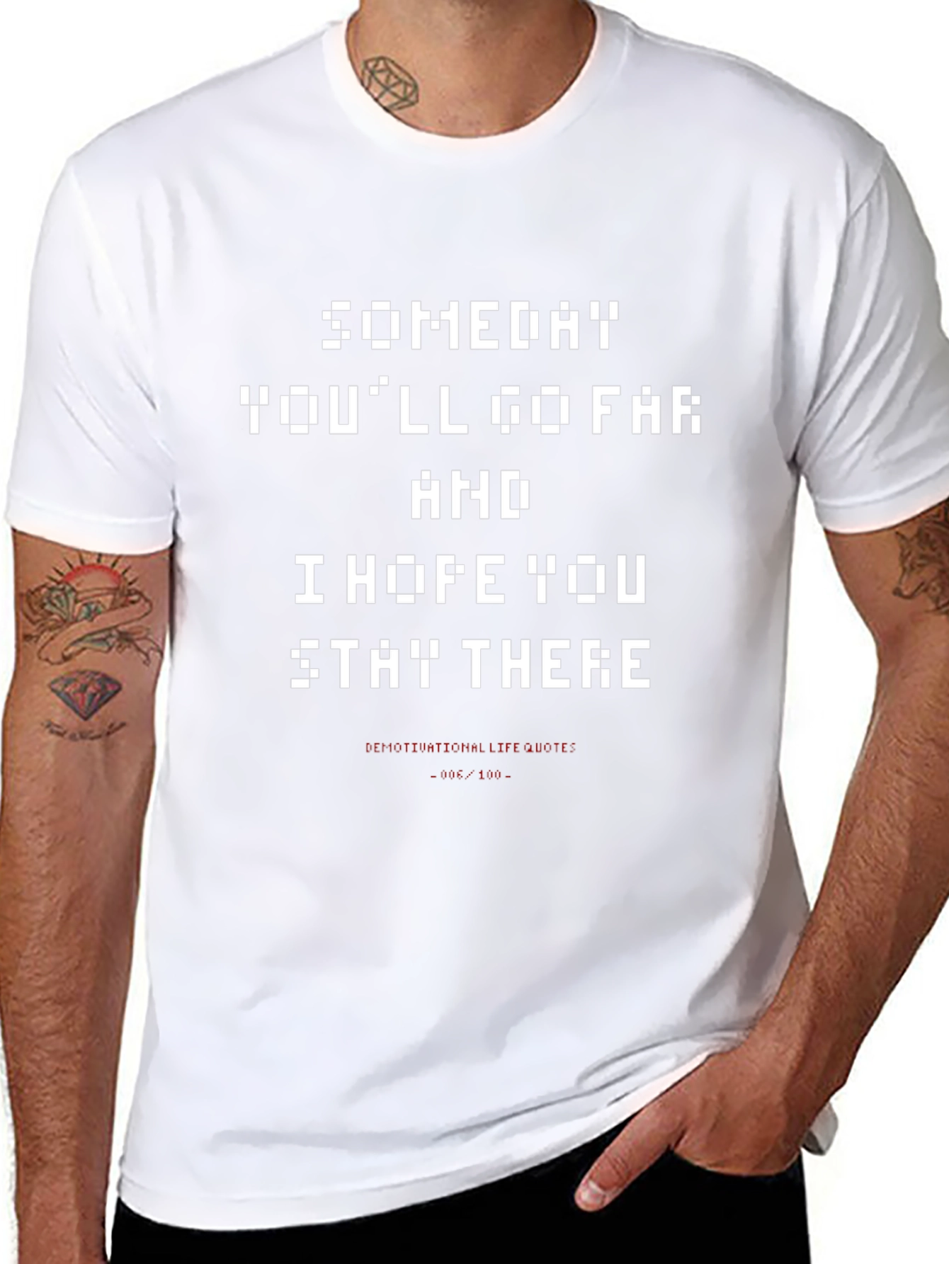 Someday Youll Go Far Funny Graphic T-Shirt