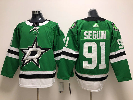 Men's Dallas Stars Tyler Seguin #91 Kelly Green Home Breakaway Player Jerseys