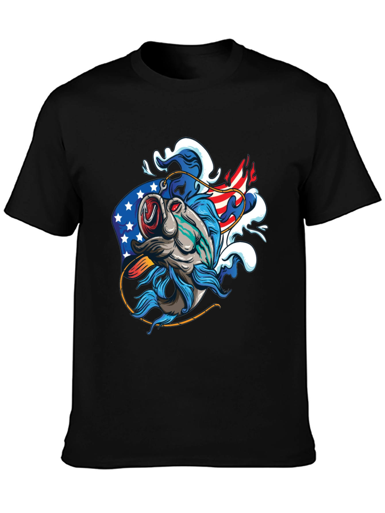 American Fish Graphic Tee