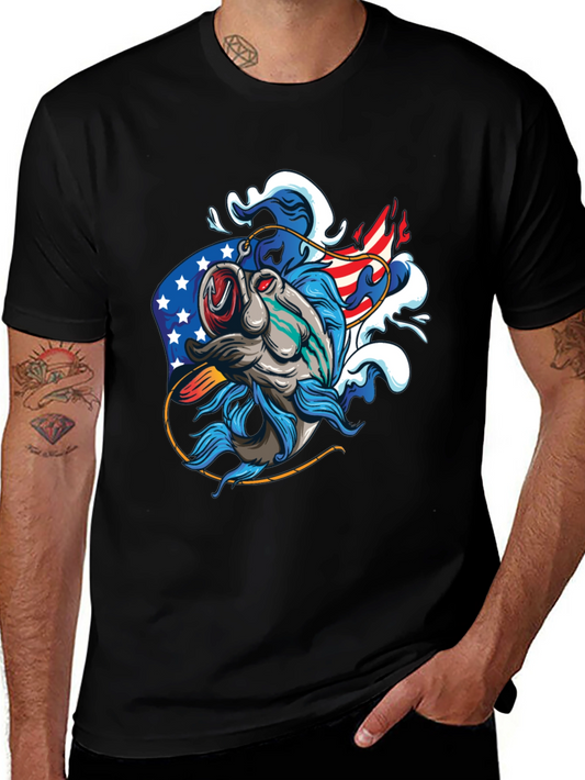 American Fish Graphic Tee
